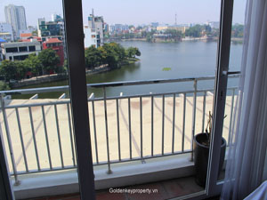 Nice apartment with Truc Bach lake view for rent