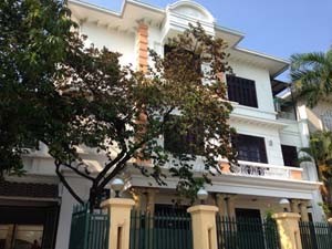 Rental 5 bedrooms villa in D block Ciputra Hanoi