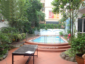 Outdoor pool villa 4 bedroom in Quang An Tay Ho, near by Westlake