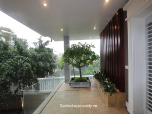 Luxury villa rental in Tay Ho Hanoi with charming West Lake view