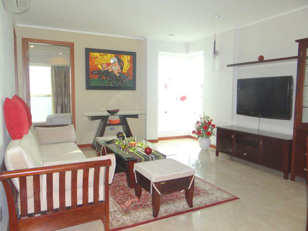 Apartment for rent in Tower L, Ciputra, 120 m2, fully furnished 3 bedrooms