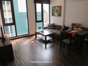 Rental 1 bedroom apartment in Linh Lang Street, Ba Dinh Hanoi