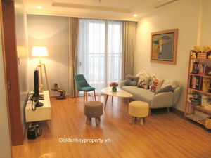 Modern apartment 2 beds for rent at Vinhomes Nguyen Chi Thanh  