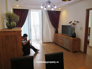 New apartment classical furnished for rent at Vinhomes Hanoi