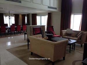 Spacious penthouse for rent in Golden Westlake Hanoi  