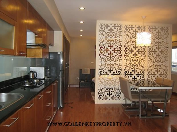 Modern and high quality interior design 1 bedrooms lake view apartment for rent in Tay Ho