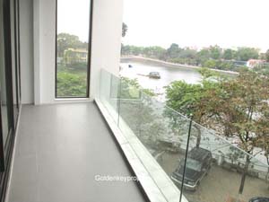 2 beds West Lake view serviced apartment in Yen Phu Hanoi