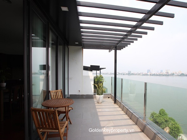 Apartment in Westlake Hanoi rental with 2 bedroom, lake view