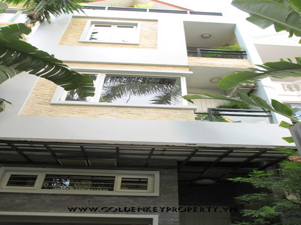 For Rent, House for lease in Dang Thai Mai street, 5 bedrooms with balcony, nice terrace & courtyard