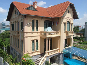 3 floor house with swimming pool in Hai Ba Trung District Hanoi