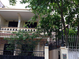 Furnished house for rent in Tay Ho street, Westlake Hanoi